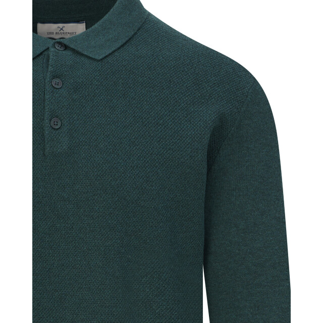 The Blueprint Structured polo long sleeve 102185-005-XL large