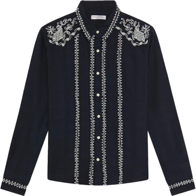 Maison Hotel Charro blouse noir Charro blouse large