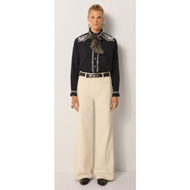 Maison Hotel Charro blouse noir Charro blouse large