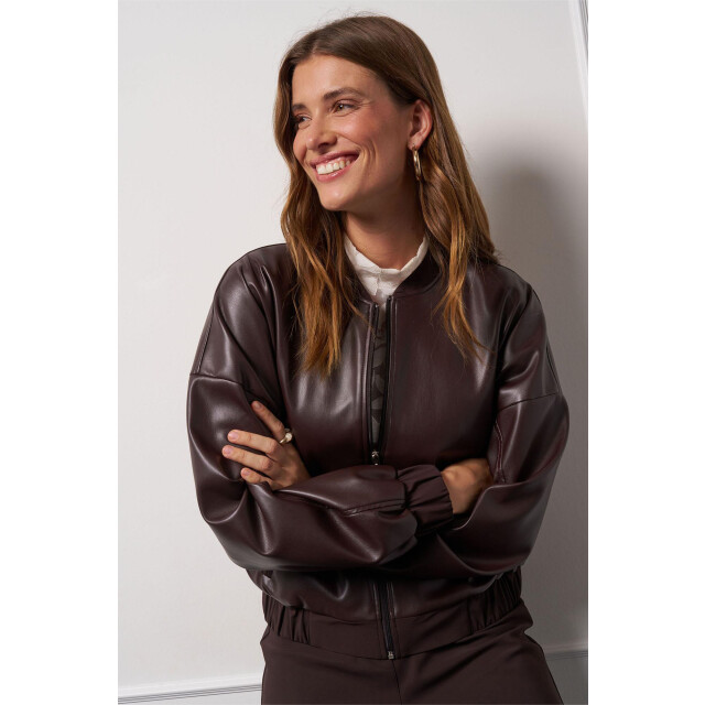 Studio Anneloes Mayte faux leather bomber 13291-8700 large