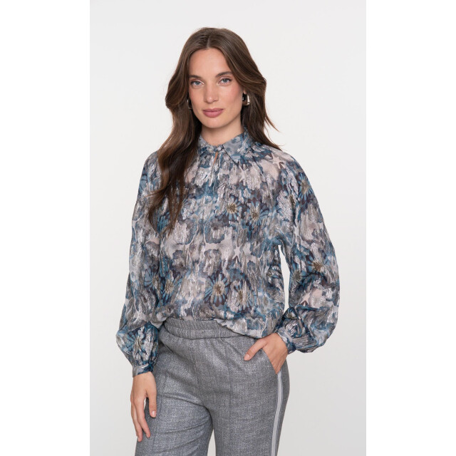 Geisha Blouse blue 53850-81-000625 large