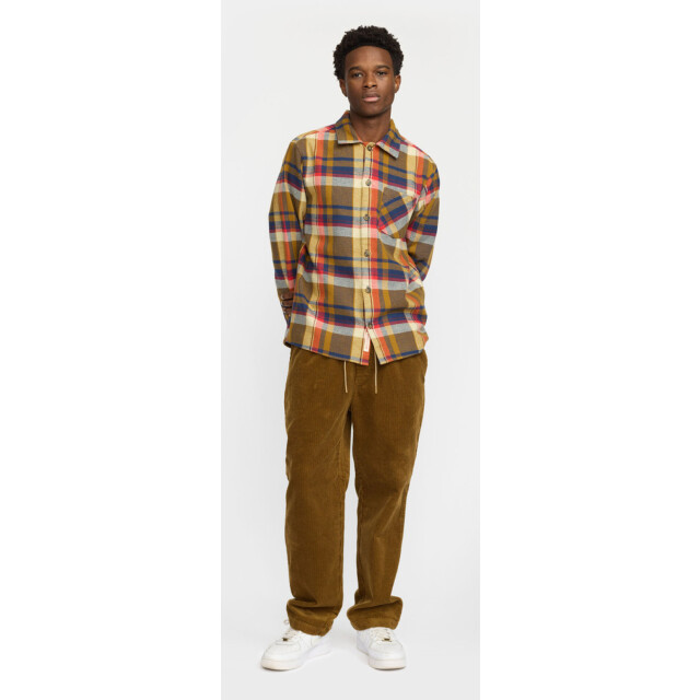 Revolution Casual shirt dustbrown 3196 DUSTBROWN large