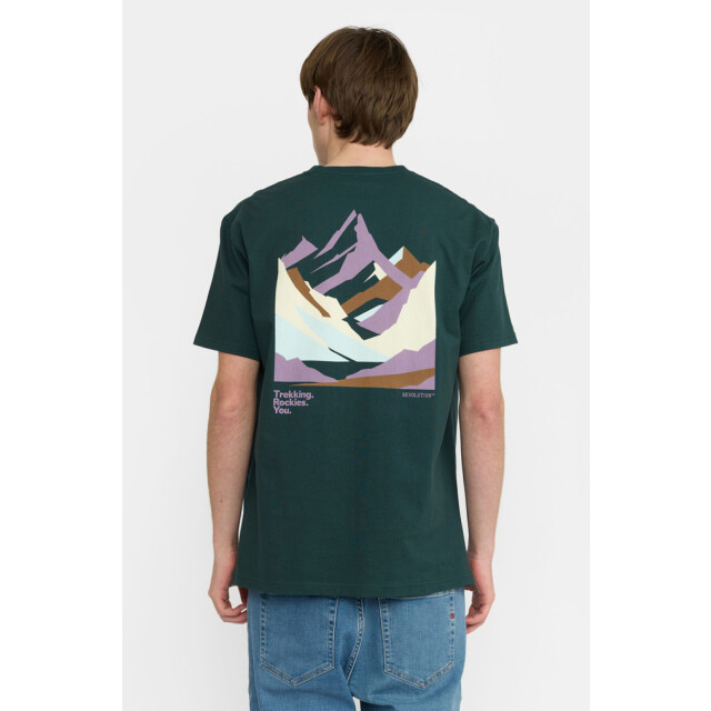 Revolution Application t-shirt darkgreen 1428 MOU-DARKGREEN large