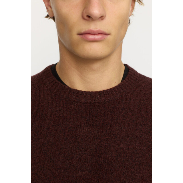 Revolution Knit sweater burgundy 6537 BURGUNDY large