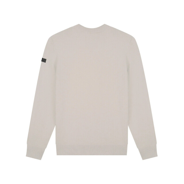 Malelions men knitted crewneck mm3-aw25-05 099 sand 05711.820.0049 large