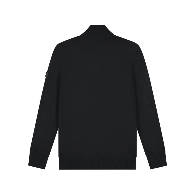 Malelions men knitted quarter zip mm3-aw25-23 900 black 05711.990.0065 large