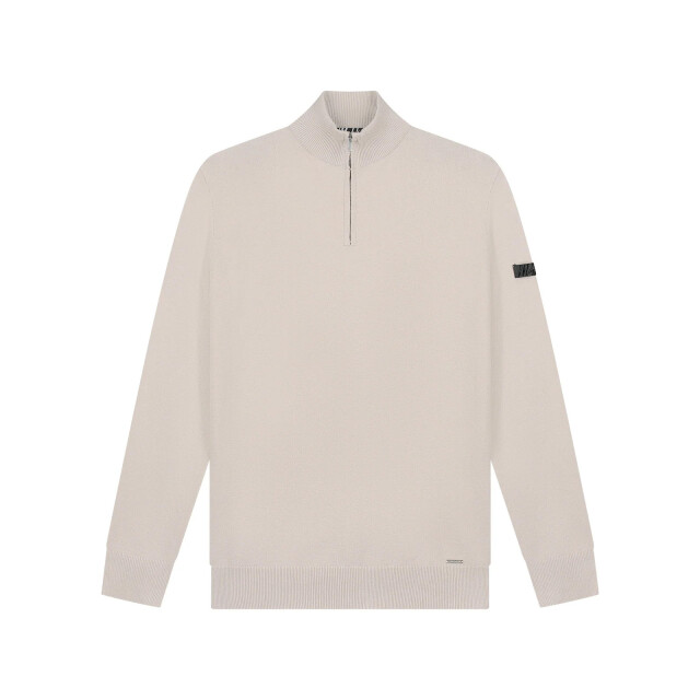 Malelions men knitted quarter zip mm3-aw25-23 099 sand 05711.820.0050 large