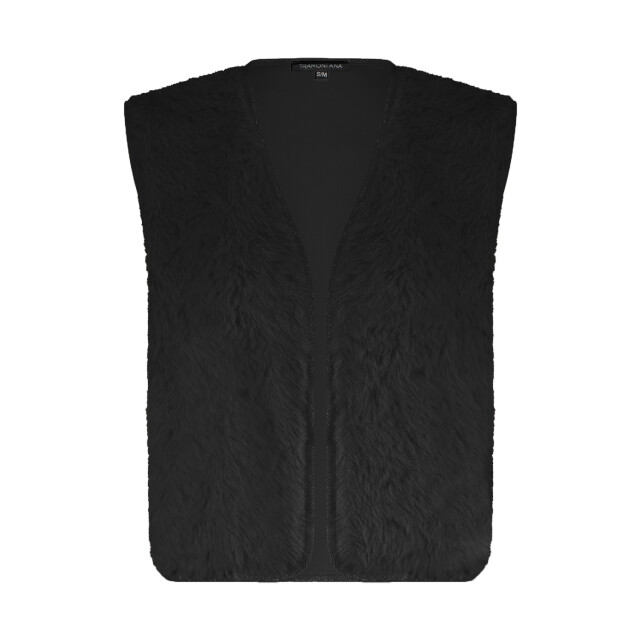 Tramontana faux fur vest s04-17-801 009000 black 06226.990.0012 large