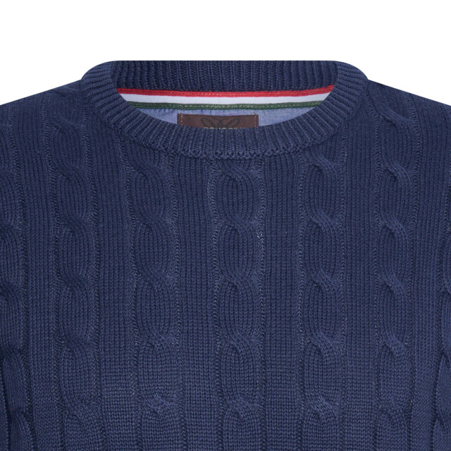 Cappuccino Italia Cable pullover navy cap-cable-nvy-XXL large