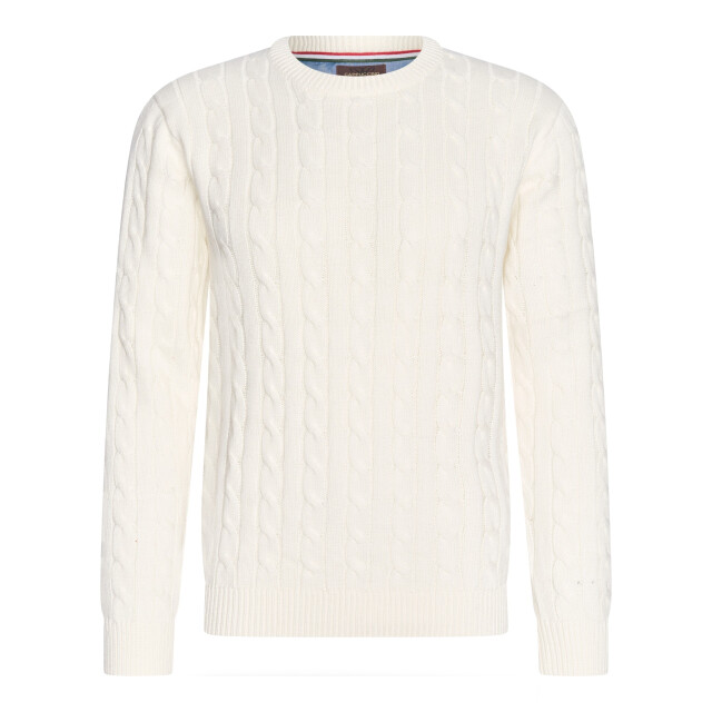 Cappuccino Italia Cable pullover cap-cable-wht-M large