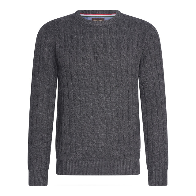 Cappuccino Italia Cable pullover antraciet cap-cable-ant-XL large