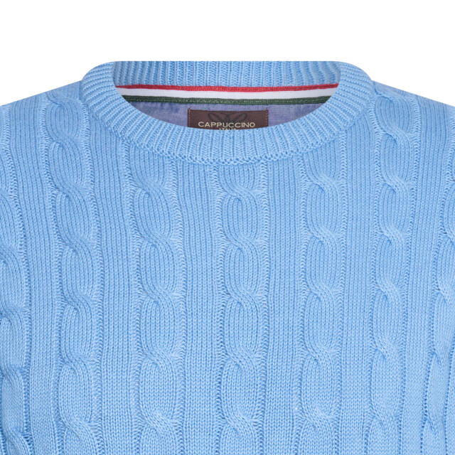 Cappuccino Italia Cable pullover sky cap-cable-sky-L large