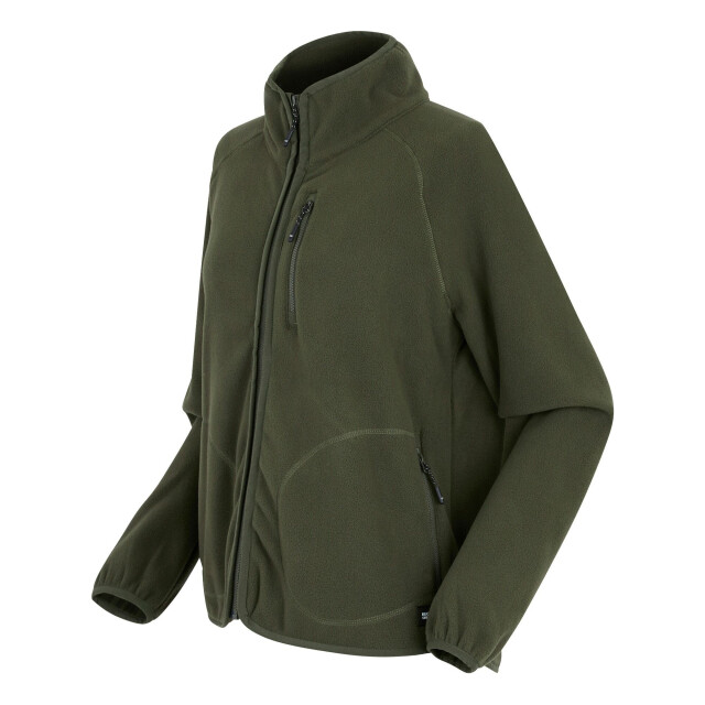 Regatta Dames frankie full zip fleecejack UTRG12094_darkkhaki large