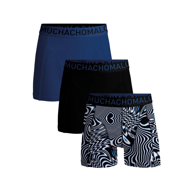 Muchachomalo Heren 3-pack boxershorts microfiber MICROFIBLINES1010-01 large Muchachomalo Heren 3-pack boxershorts microfiber MICROFIBLINES1010-01 large