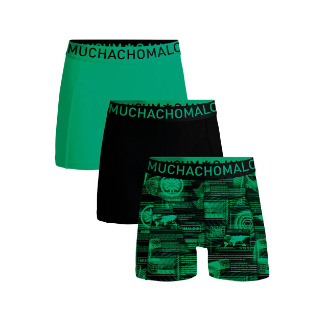 Muchachomalo Heren 3-pack boxershorts microfiber MICROFIBDIGITAL1010-01 large Muchachomalo Heren 3-pack boxershorts microfiber MICROFIBDIGITAL1010-01 large