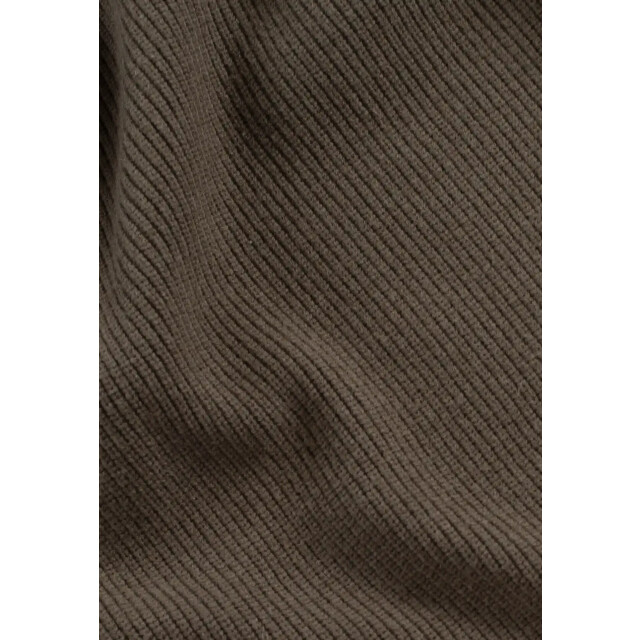Ciszere Reuben knitted half zip mocha brown 40053-064 large