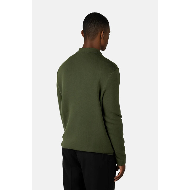 Ciszere Caleb knitted half zip duffel green 40067-026-04 large