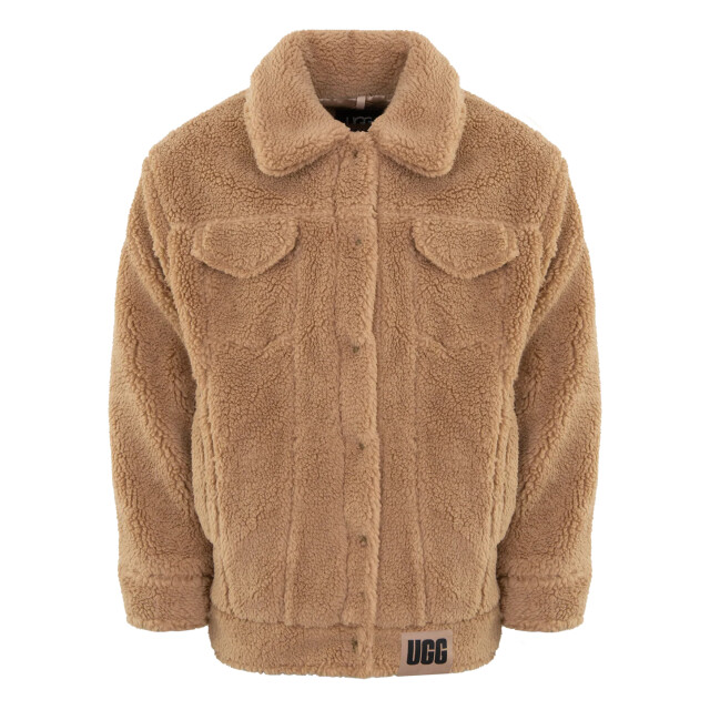 UGG Australia Dames sherpa trucker jacket camel 1113951-CAM large