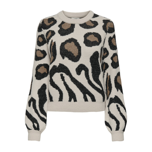 Jacqueline de Yong Jdylorraine animal l/s pullover knt 15292890 large