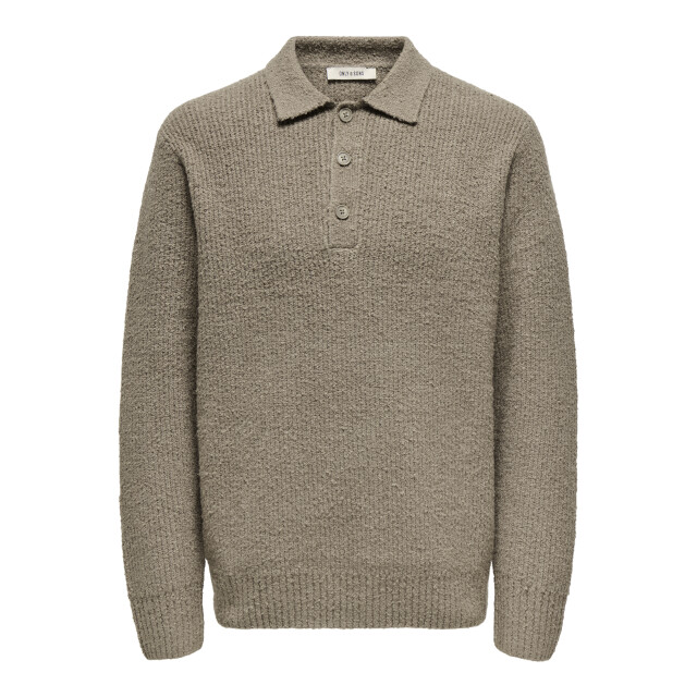 Only & Sons Onsdale life rlx ls polo knit 22033324 large