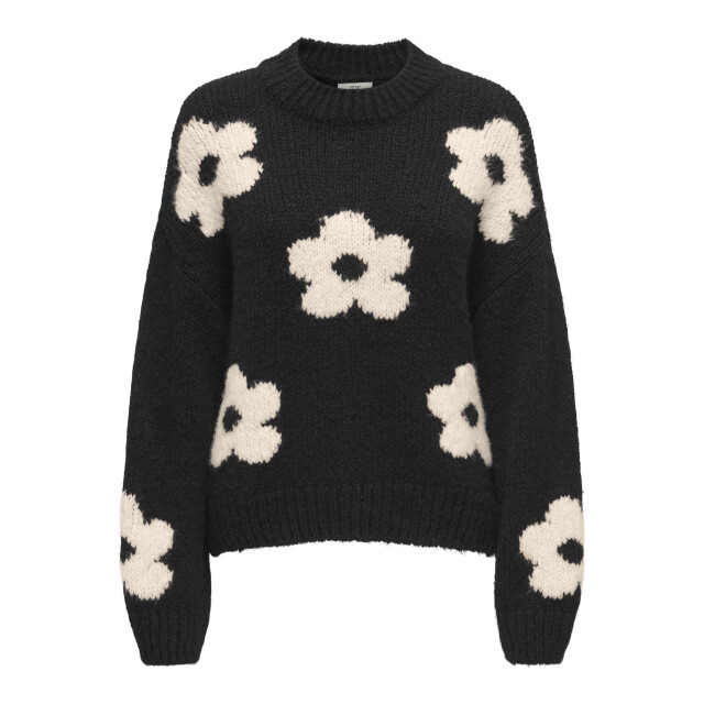 Jacqueline de Yong kilian flower l/s pullover knt 15341564 - 06712.991.0173 large