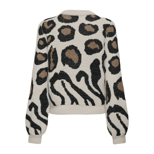 Jacqueline de Yong Jdylorraine animal l/s pullover knt 15292890 large