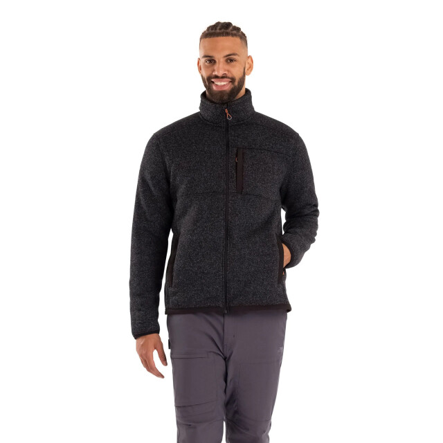 Trespass Heren bramall fleece jas UTTP7142_blackmarl large