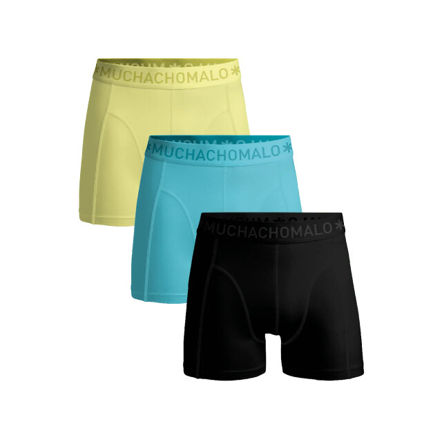 Muchachomalo Heren 3-pack light cotton U-LCSOLID1010-91 large
