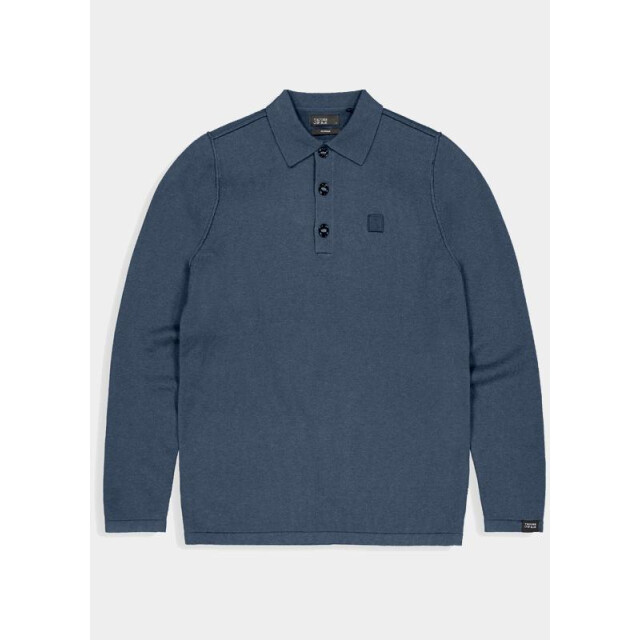 Butcher of Blue Polo lange mouw clifden polo m2126015/817 199112 large