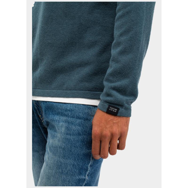 Butcher of Blue Polo lange mouw clifden polo m2126015/817 199112 large