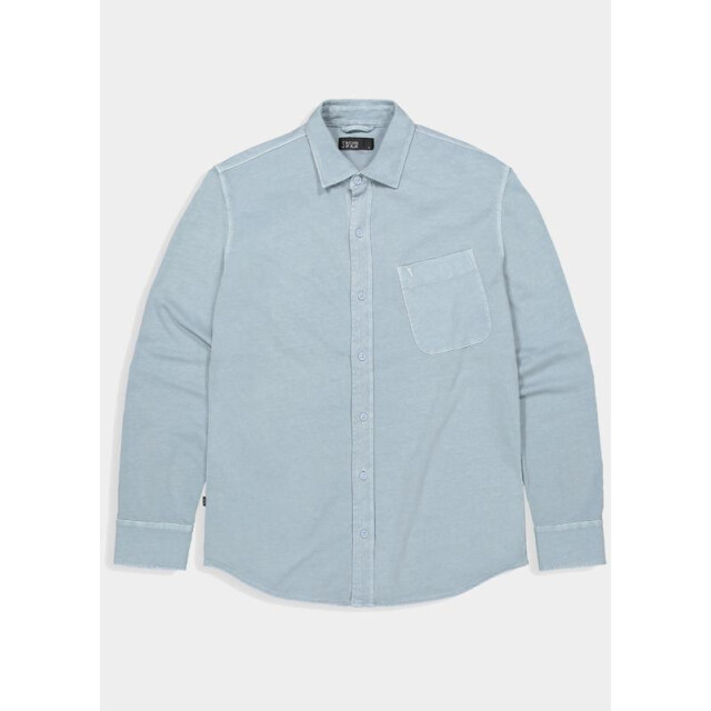 Butcher of Blue Casual hemd lange mouw aidan peached jersey shirt m2524035/823 199125 large