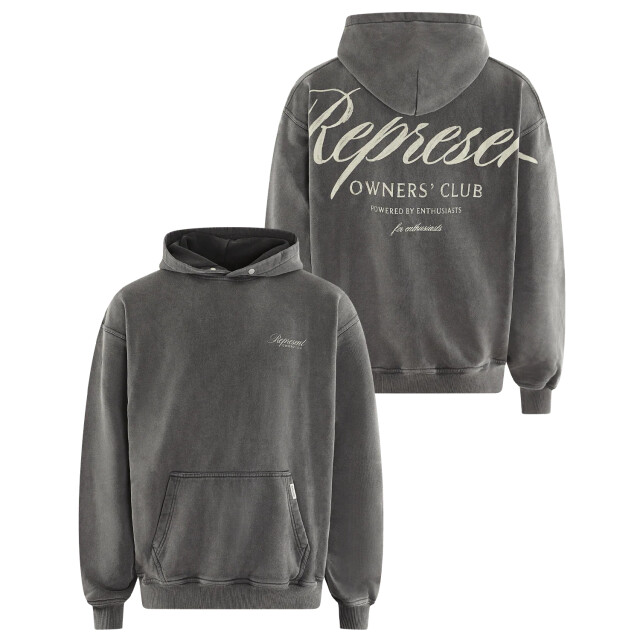 Represent Heren owners script hoodie blauw OCM41200-47 large