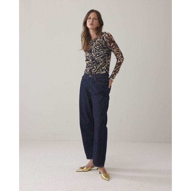 Summum top ornament print on mesh 3s5217-30733 990 black 06012.990.0082 large