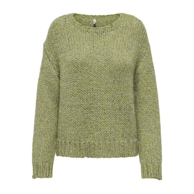Only onlmille ls o-neck knt 15358518 peat moss 06712.369.0086 large