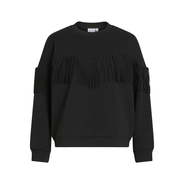 Vila vireflect l/s o-neck fringe sweatsh 14109498 beauty 06721.991.0087 large