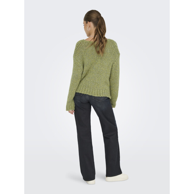 Only onlmille ls o-neck knt 15358518 peat moss 06712.369.0086 large