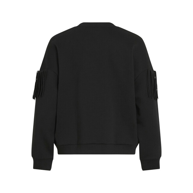 Vila vireflect l/s o-neck fringe sweatsh 14109498 beauty 06721.991.0087 large