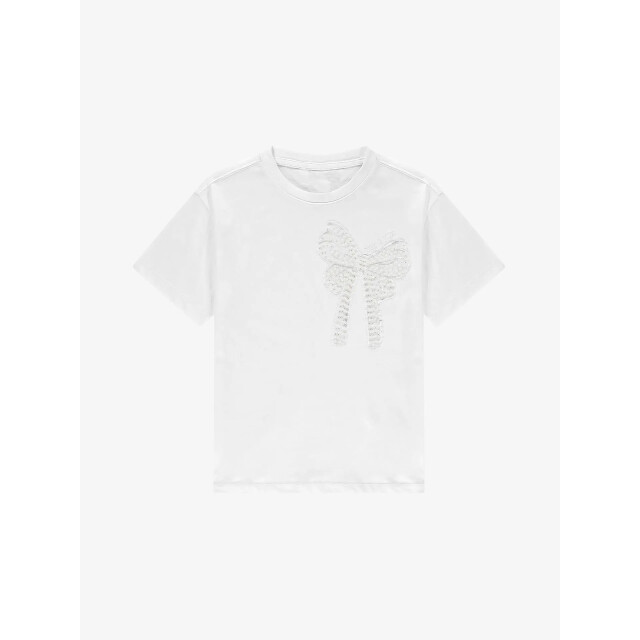Nik & Nik Meisjes t-shirt bow G-8-614-2504-2000 large
