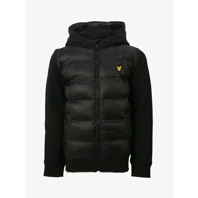 Lyle and Scott Jongens jas hybrid zwart MLB2304V-Z865-JET-BLACK large