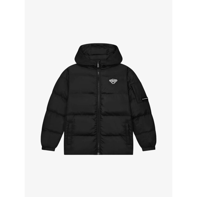 Black Bananas Jongens winterjas convoy puffer zwart 2-225-1-02-000000 large