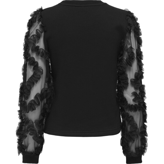Only Onllavin l/s o-neck mix cs swt black/black mesh sl 15371234-177911002 large