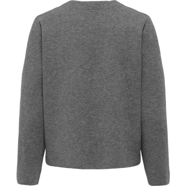Only Onlanneli life ls button jacket cc knt medium grey 15350578-179075 large
