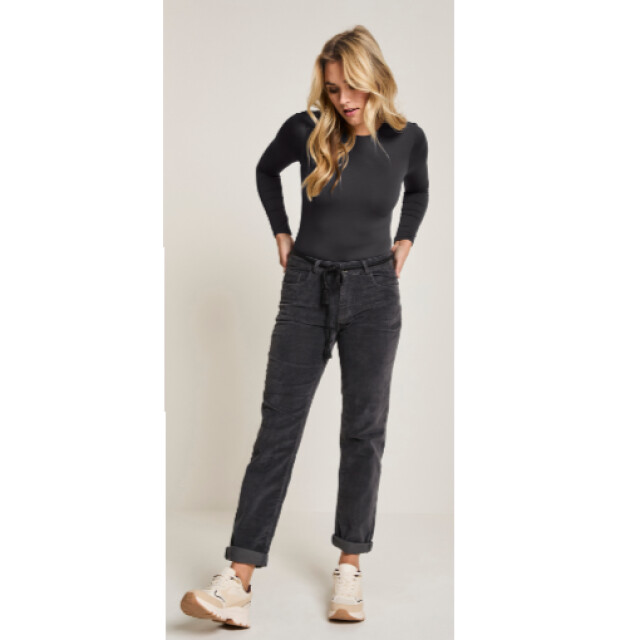 Para Mi Para-mi bobby cord pants- BOBBY CORD ANTRACHITE large