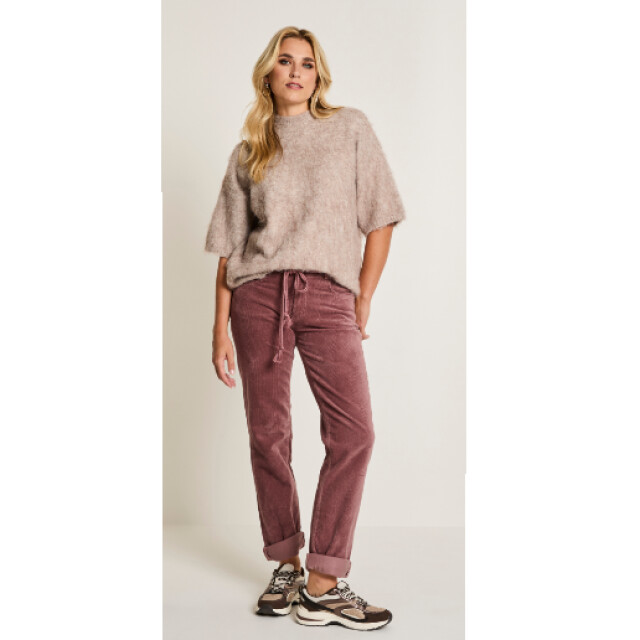 Para Mi Para-mi cord pants- BOBBY CORD PANTS MAUVE large