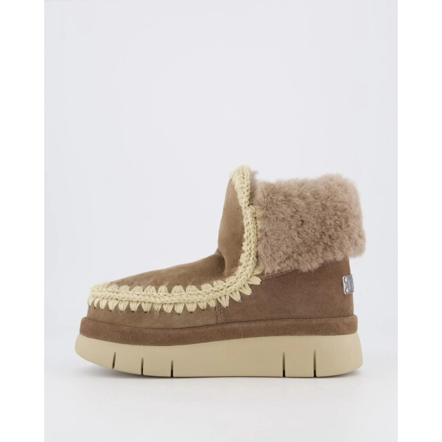 Mou Dames bounce welt boot furry collar FW751002A-ELGRY large