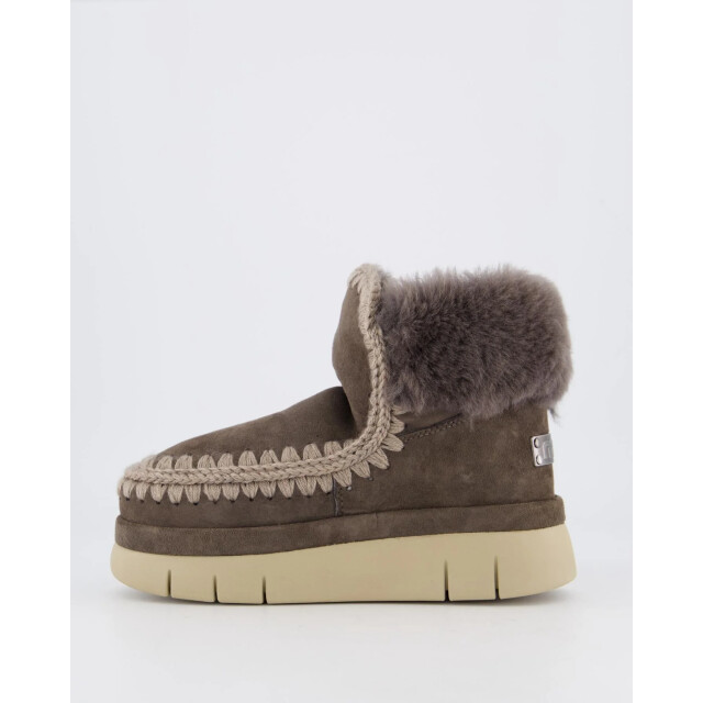 Mou Dames bounce welt boot furry collar FW751002A-CHA large