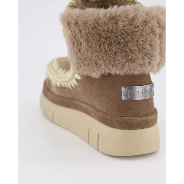 Mou Dames bounce welt boot furry collar FW751002A-ELGRY large