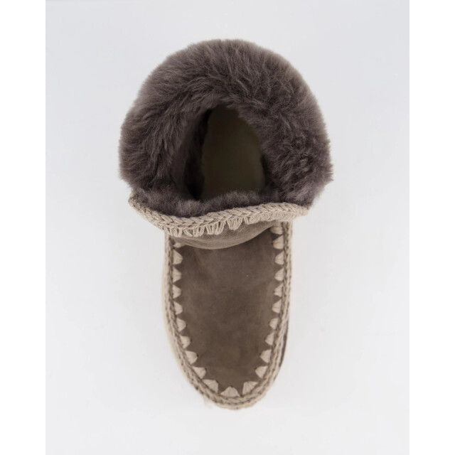 Mou Dames bounce welt boot furry collar FW751002A-CHA large