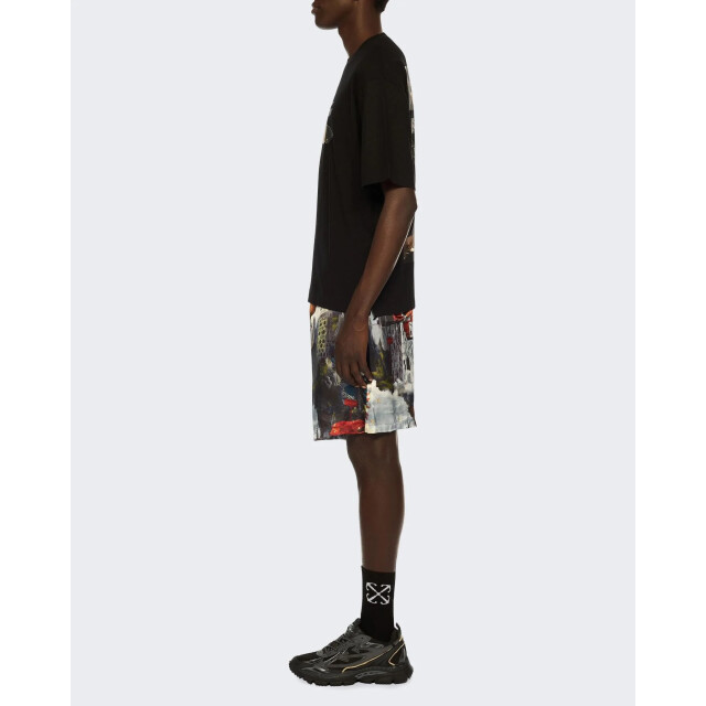 Off White Heren paint arrow skate s/s tee OMAA120F25JER00U-1001 large