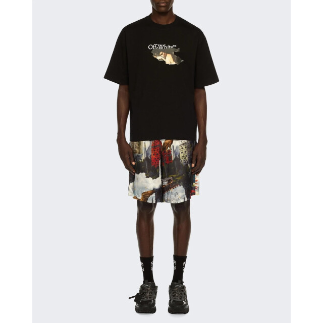 Off White Heren paint arrow skate s/s tee OMAA120F25JER00U-1001 large